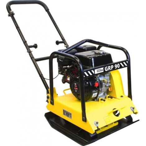 Güde – Plaque vibrante 91 kg – Puissance 4,1 kW – Force de compactage 16 kN – Pour chantiers humides et terrains accidentés