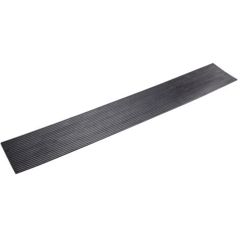Rampe de seuil / d'accès / bordure - 900 x 140 x 15 mm - caoutchouc