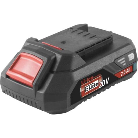 Güde – Batterie Li-ion 20 V 2,0 Ah – Compatible avec outils sans fil 20 V – Charge rapide en 60 min – Puissance 40 Wh