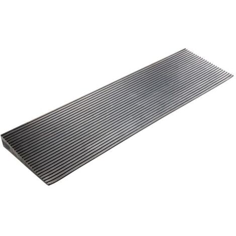 Rampe de seuil / d'accès / bordure - 900 x 250 x 45 mm - caoutchouc