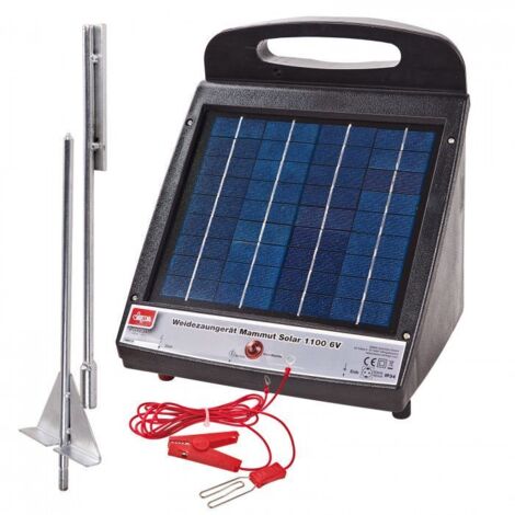Énergiseur Solaire Pour Clôture électrique AMA S750 – Longueur 8 Km – Neuf