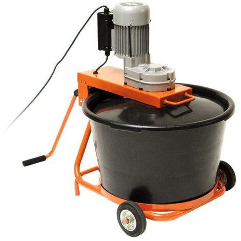 Dema – Malaxeur à mortier 55 litres – Moteur 370W – Alimentation 230V – Vitesse 55 tr/min – Cuve robuste pour mélanges intensifs