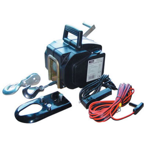 Güde – Treuil électrique 1800kg 12V – Câble 9m Ø 5,5mm – Vitesse 1,8m/min – Protection IP54 pour montage fixe et remorque