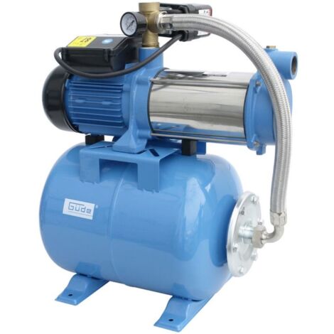 Güde – Surpresseur MP 120/5A 1300W – Débit max 5400L/h – Hauteur de refoulement 54m – Réservoir 24L – Protection IP X4