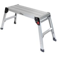 Güde – Plateforme de travail aluminium 760 x 300 mm – Hauteur 495 mm – Charge max 150 kg – Pliable avec pieds antidérapants