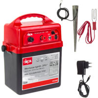 Petsafe – Électrificateur de clôture 12/230V – 9000V – Longueur de clôture 5 km – Protection IP34 – Montage facile avec batterie 12V