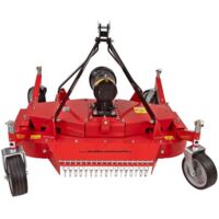 Dema – Tondeuse 3 points 120 cm – Pour tracteurs jusqu'à 35 CV – 3 couteaux Ø 400 mm – Transmission par courroie – Largeur de travail 1200 mm