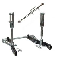 Dema – Fixation agricole 3 points pour tracteurs Cat I – attelage complet – Réglable en largeur et hauteur – Charge max. 4,5 tonnes