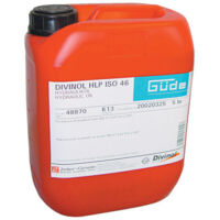 Huile hydraulique ISO HLP46 5 L – Pour machines hydrauliques – Norme ISO HLP 46 – Bidon de 5 litres – Guede