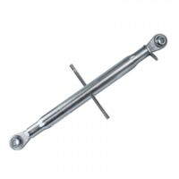 Dema – Tirant agricole galvanisé CAT I – Longueur 500 mm – Diamètre rotule 19.3 mm – Finition soignée pour tracteurs jusqu'à 80 CV