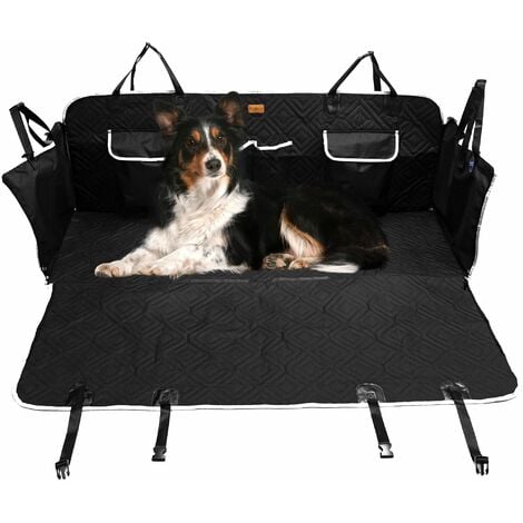 Protection de sièges de voiture pour chiens - FIRSTPAW - Universelle - Noir  - Housse de sièges et coffre de
