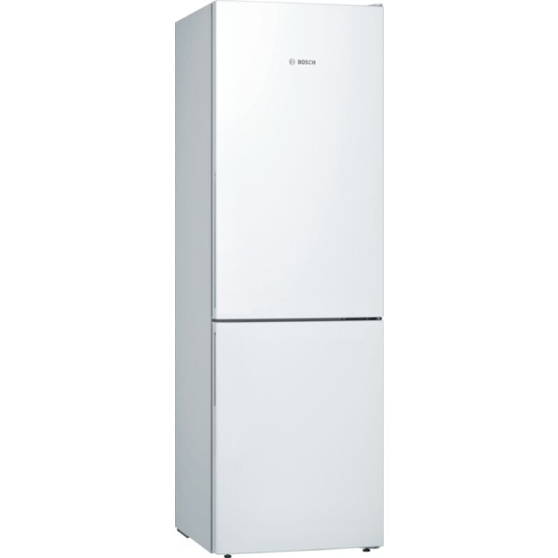 Bosch Serie 6 Freistehende Kühl-Gefrier-Kombination KGE36AWCA 60 Weiß unten cm 186 mit Gefrierbereich x