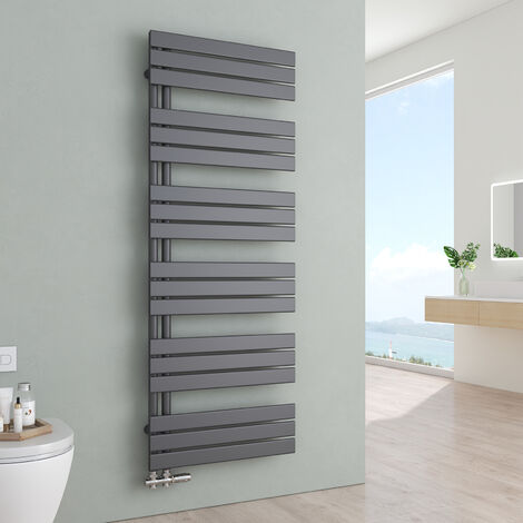 S'Afielina – Sèche-serviette eau chaude 1599x600mm – Acier anthracite – Puissance 958W – Connexion latérale – Pression max 5 bars