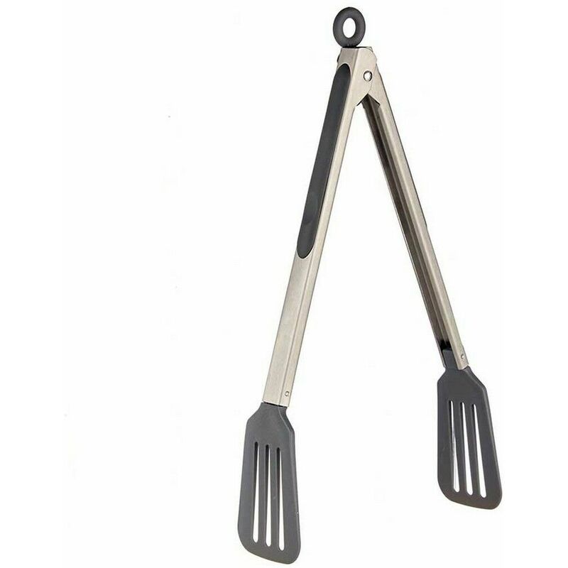 Pinza De Acero Inoxidable Parrilla Cocina Mediana