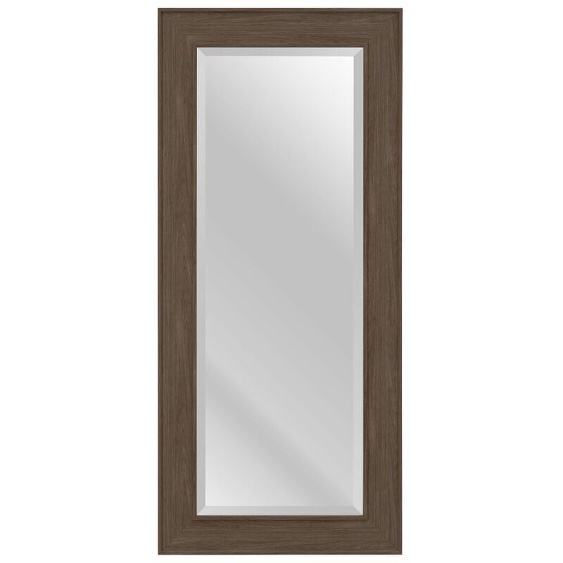 HOMCOM espejo de cuerpo entero moderno 163x53,5 cm espejo de pared grande  de madera colgar