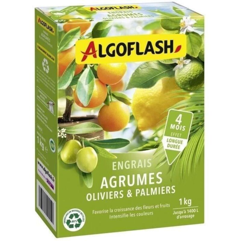 Harina De Basalto Abono 5 Meses Duracin ALGOFLASH Naturasol Acobio800  Dnger Koniferen Und Buchsbaum Grn 14.2 Abono NPK Conferas rboles  Ornamentales Abono Limonero