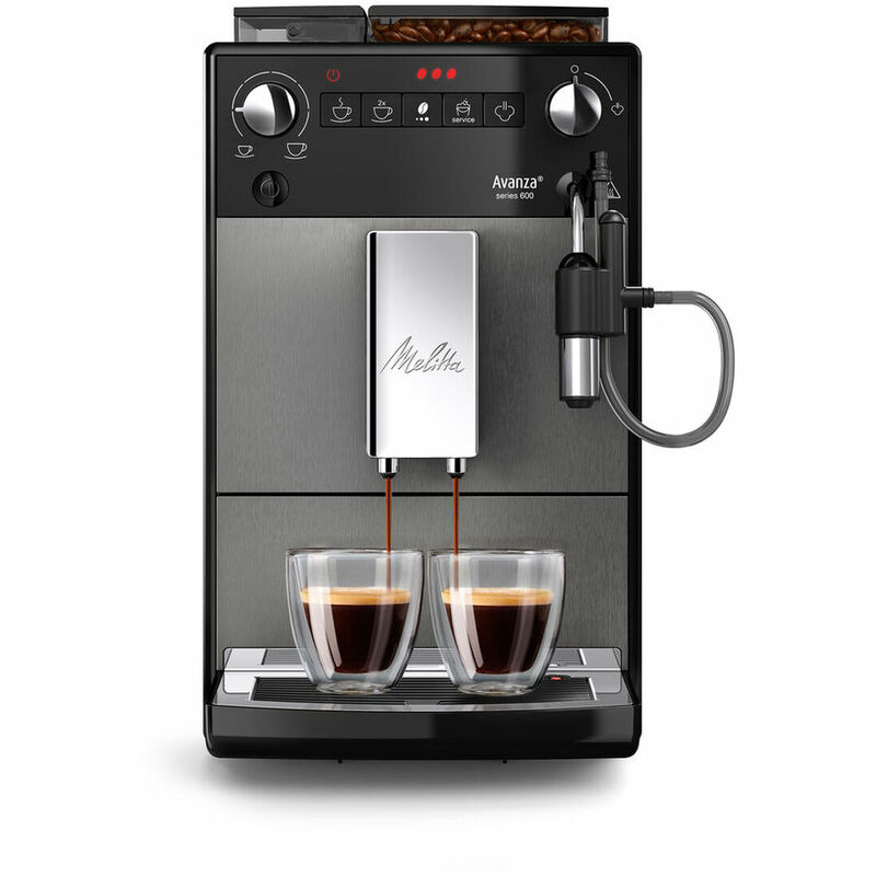Melitta Caffeo Varianza CSP Cafetera Espresso Automática con Molinillo 15  Bares Acero Inoxidable, P