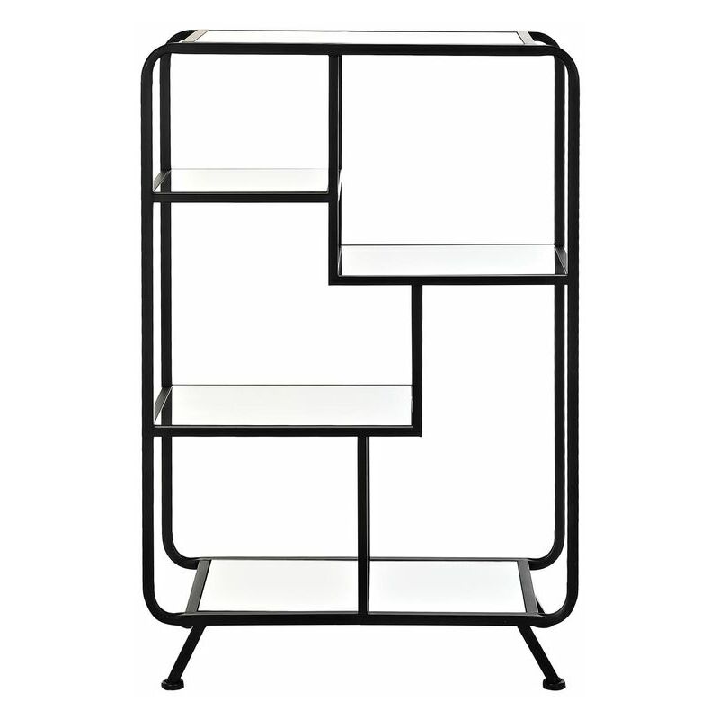 Marco de Fotos DKD Home Decor Cristal Negro Madera MDF (32 x 3 x 42,5 cm)  (33 x 2 x 45 cm) (6 Piezas)