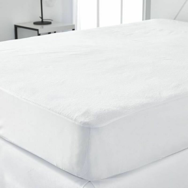 Protector de colchón Naturals Blanco (90 x 190/200 cm)