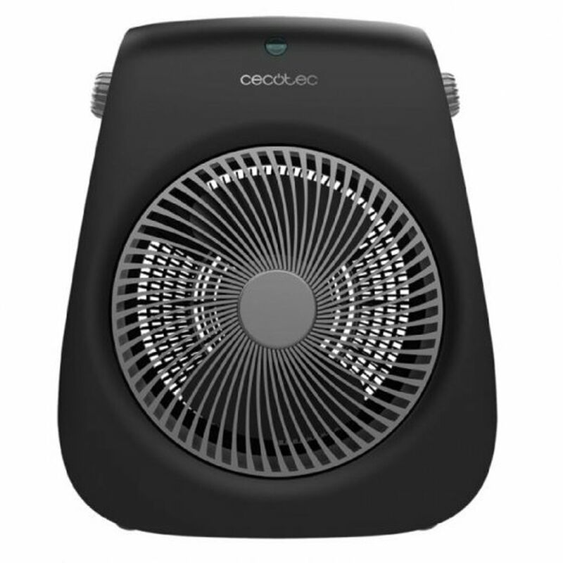 Cecotec Calefactor Eléctrico Bajo Consumo ReadyWarm 2000 Max Dual Black.  Termoventilador de 2000W, 3 Modos, Termostato Regulable, Seguridad  Sobrecalen