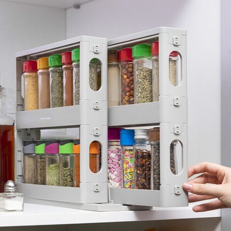 Organizador Especiero Cocina Innovagoods De Pared Capacidad Para