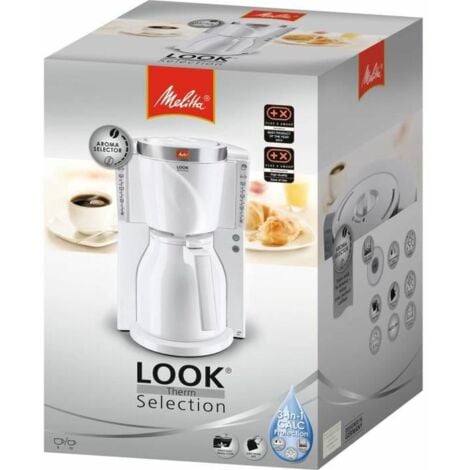 Melitta EasyTop Therm II 1023-08 Cafetera de Goteo 8 Tazas Negra