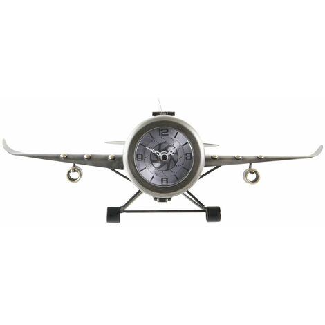 Reloj Decorativo De Mesa Retro Vintage Clásico Avioneta