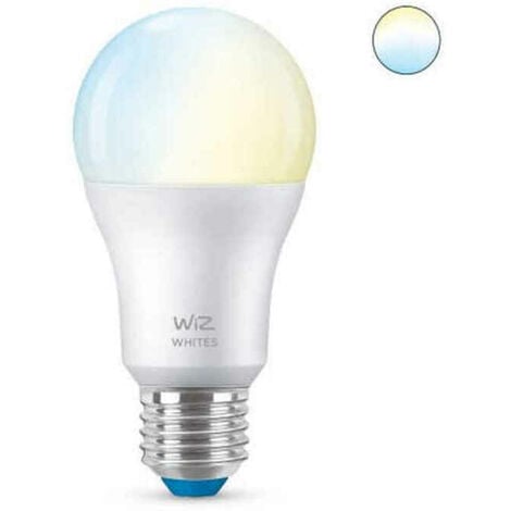 WIZ A60 Pack 2x Bombilla Inteligente LED Wi-Fi/Bluetooth E27 60W Blanco