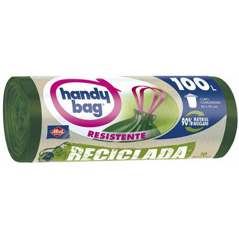 Handy Bag Bolsa Basura Resistente Antibacterias 30L, 18 uds - albal