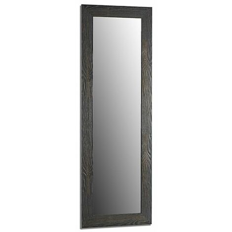 HOMCOM espejo de cuerpo entero moderno 163x53,5 cm espejo de pared grande  de madera colgar
