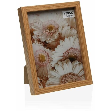 Pack de cuadros decorativos fabricados en MDF y el marco en plástico con  imagen de flores