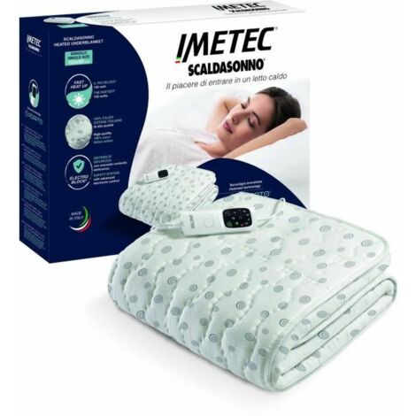 Imetec Scaldasonno Calentador De Cama Eléctrico 110 W Blanco Lana