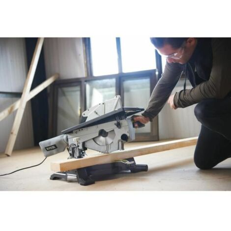 Sierra ingletadora Ryobi 2 en 1 Sierra de mesa 1800 W