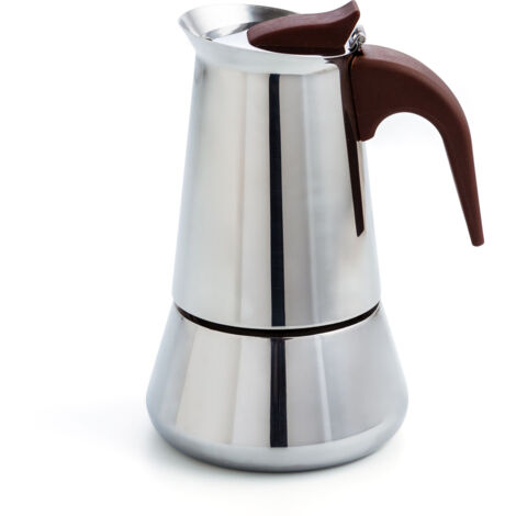 Cafetera Italiana Quid Milan Metal 4 Tazas