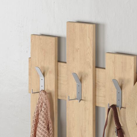 Wave Wandgarderobe - Eiche