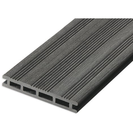 Intergard WPC Terrassendielen, kunststoff Holzkomposit Grau 360cm