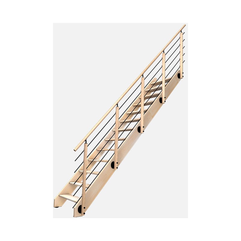 NOSTRA - Escalier bois droit (hêtre)