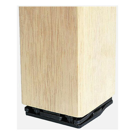 Burger – Support de main courante pour poteaux en bois massif et métal – Fixation discrète à clipser – Usage intérieur – Compatible garde-corps City, Hecto, Royal