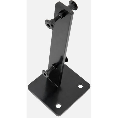 Kordo – Support de poteau en acier pour fixation au sol – Compatible avec poteaux en bois Moka – Visserie d'assemblage incluse