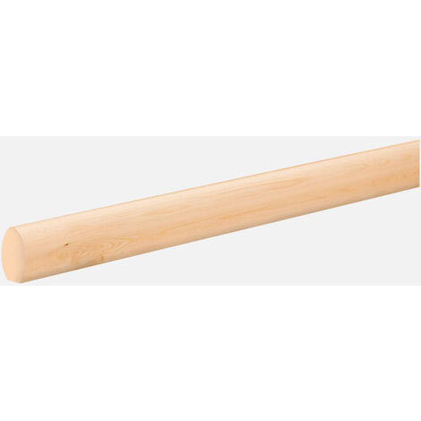 Burger – Main courante en bois de sapin 2 m – Longueur 2 mètres – Installation intérieure – Made in France – Supports de fixation recommandés
