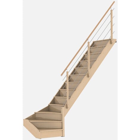 Novah - Escalier 1/4 tournant droit