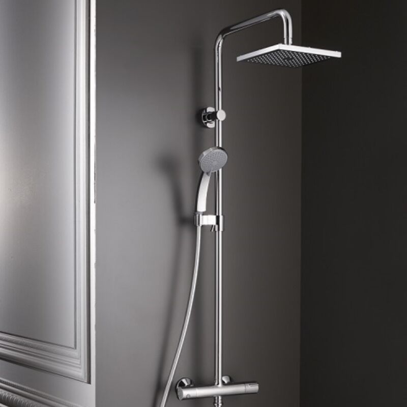 Colonne De Douche Thermostatique JACOB DELAFON Juliette Noir Mat