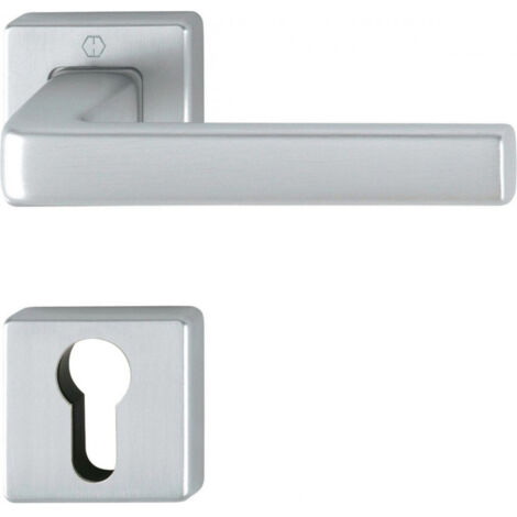 Poignee Sur Rosace Dublin 1124-24k- 24ks F94 Alu Satine Cle I