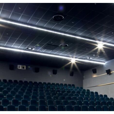Dalle de plafond acoustique 120x60 cm noire – Absorption sonore 0,9 – Carton de 8 dalles – Système démontable – Knauf