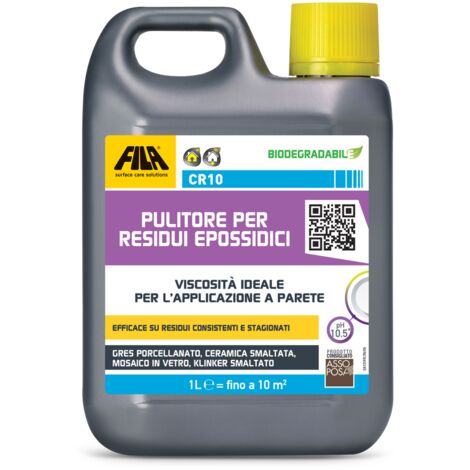 Fila – Nettoyant époxy 1L – Élimine taches et halos sur grès cérame, céramique émaillée, mosaïque – Prêt à l'emploi (1/3)