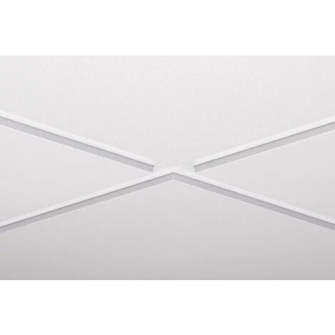 Dalle de plafond acoustique 600x600x19mm – Absorption acoustique αw = 0.90 – Résistance à l'humidité 100 % – Carton de 10 dalles – Knauf