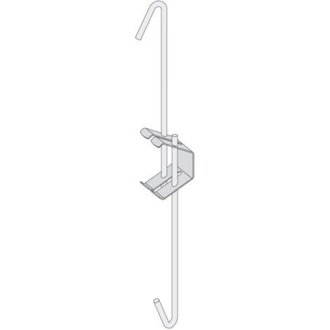 Suspente réglable 60 à 100 cm - boîte de 100 pour dalle plafond - EUROCOUSTIC