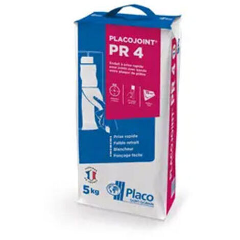 Enduit à joint poudre à prise normale Placojoint PR4 – sac 5 kg - PLACO