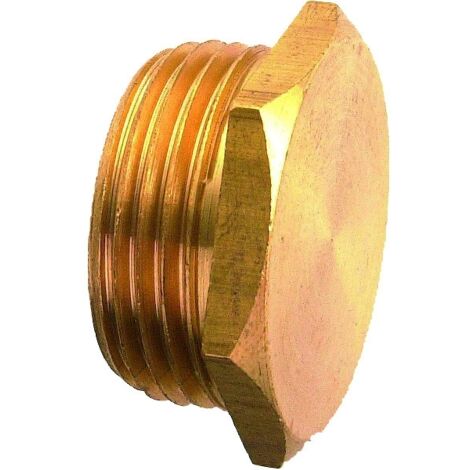 Bouchon laiton à visser mâle 292 - 1"1/2 - DUMONT