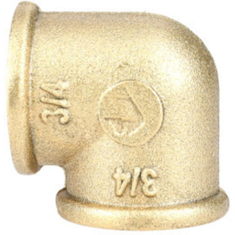 Garis D23005B Coude double femelle laiton 26x34 mm (1/3)